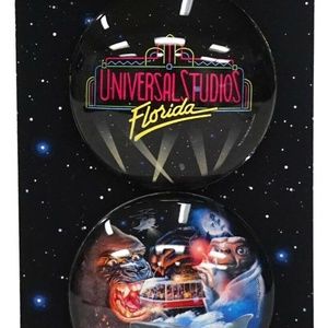 Universal Studios Retro Marquee Bubble Magnet Set